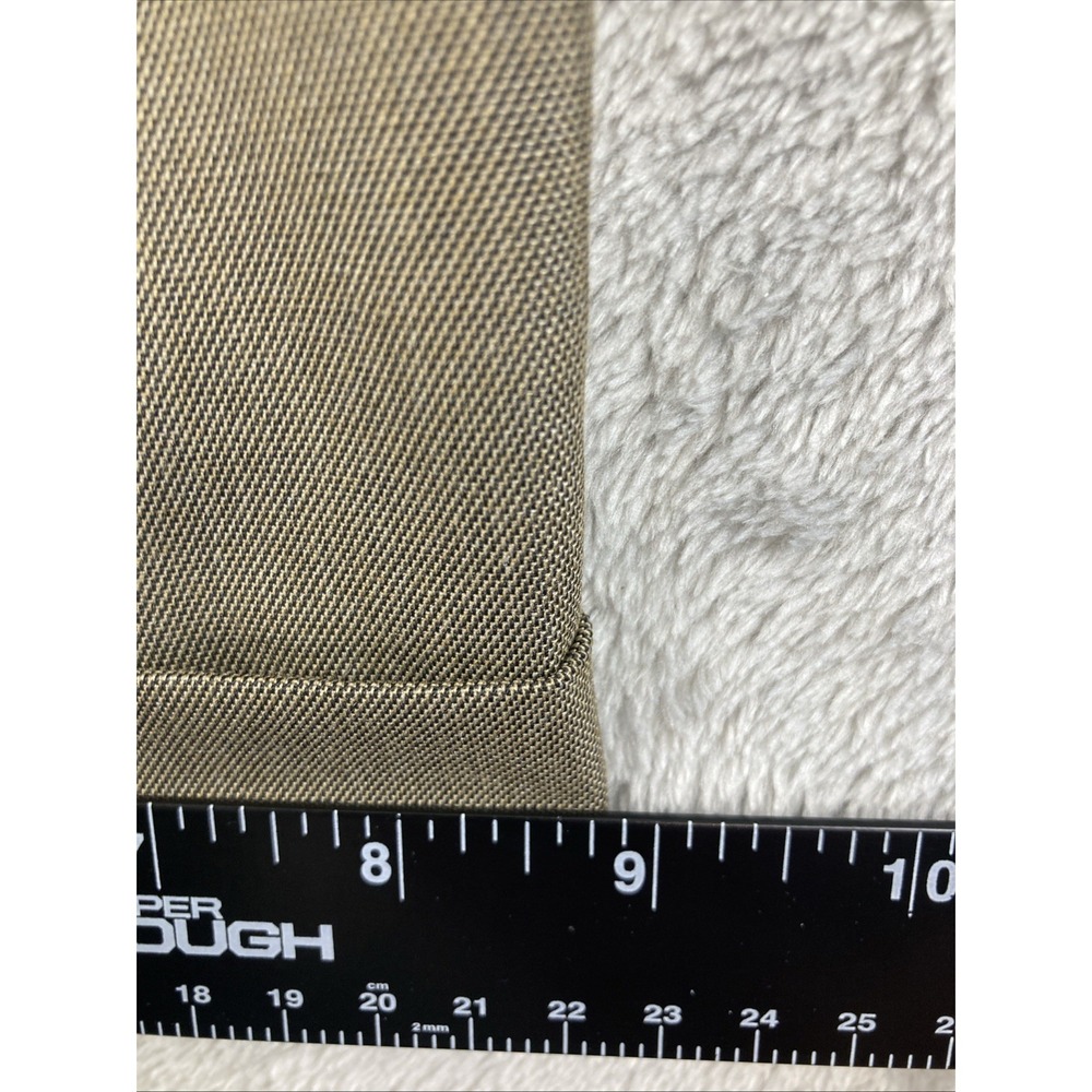 AXIST No Iron Dress Pants Mens 33x32 Brown Pleated Straight Leg Wrinkle‎ Resist - Picture 12 of 14